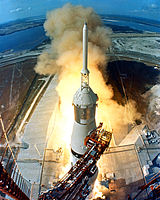 Saturn V carrying Apollo 11