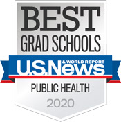 best grad schools for public health badge from us news and world report