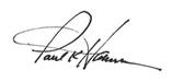 Paul K. Halverson Signature