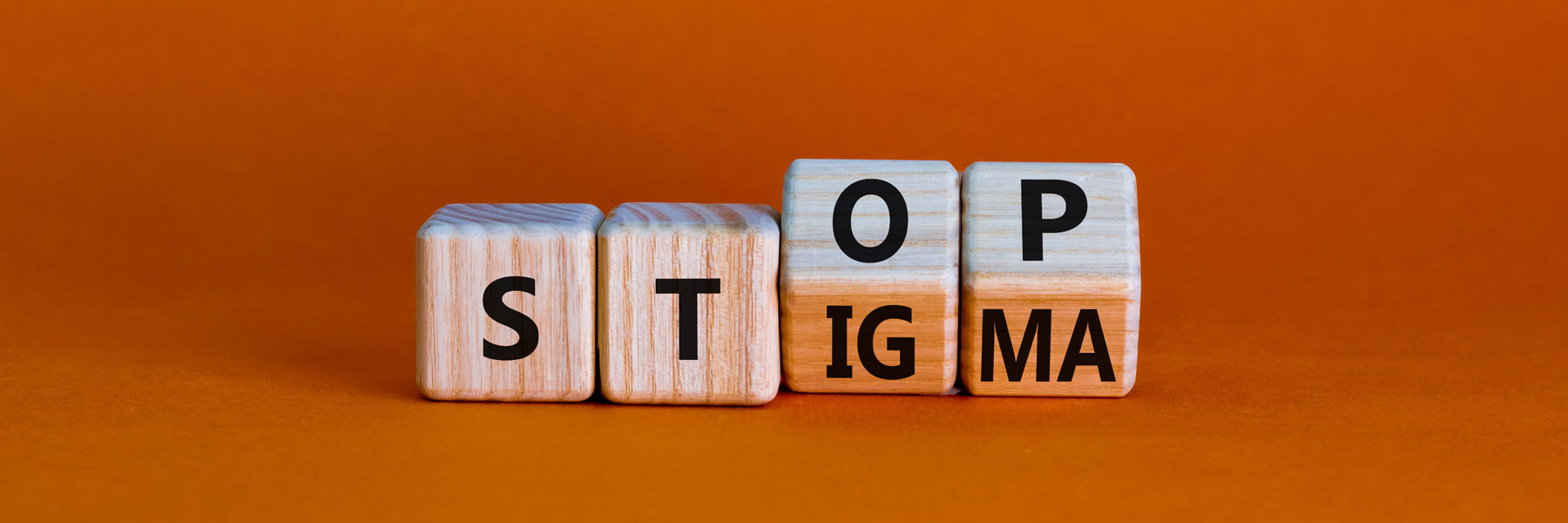 stop stigma spelled out on game pieces