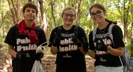 students in the community